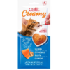 CATIT CREAMY SALMON CAMARONES 4X10 GR