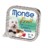 MONGE CAN FRUIT COR Y MANZ 100 GR